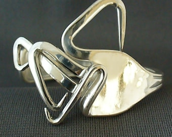 Antique Fork Bracelet Eco Friendly Upcycled Silverware Spoon Jewelry