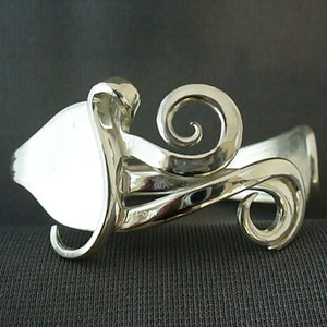 Spoon Bracelet Silver Fork Bracelet Eco Friendly Upcycled Silverware Jewelry Spoon Jewelry Fork Bangle