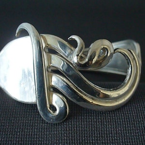 Silver Fork Cuff Bracelet Spoon Bracelet Silverware Jewelry Silver Fork Bangle Silver Bracelet for Women Silver Cuff Bracelet Fork Bracelet