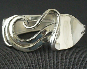 Upcycled Eco Friendly Antique Silverware Jewelry Fork Bracelet