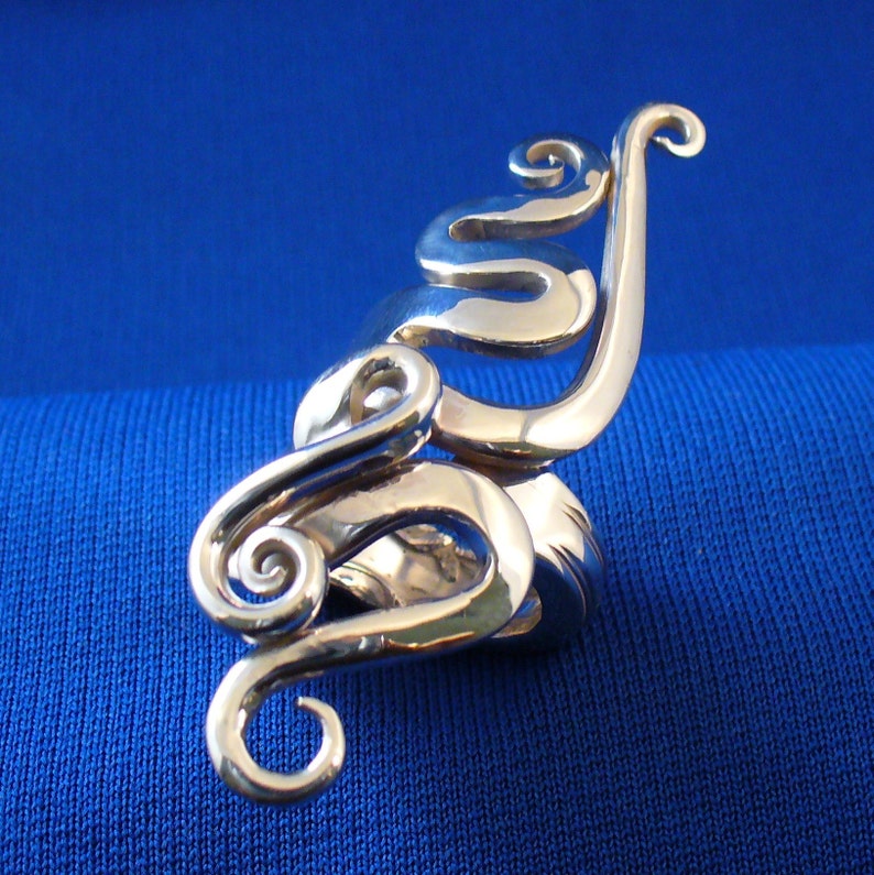 Full Finger Ring Statement Ring Statement Jewelry Real Etsy