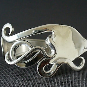 Eco Friendly Fork Bracelet Antique Silverware Upcycled Spoon Jewelry