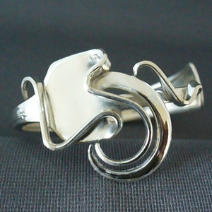 Antique Silverware Fork Bracelet Eco Friendly Upcycled Spoon Jewelry