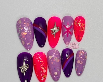 Twilight Sparkle My Little Pony Press-on Gel Nails