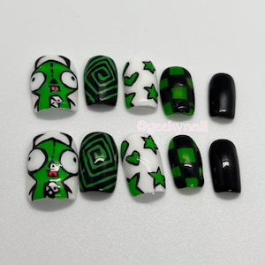Giir Green Press-on Gel Nails