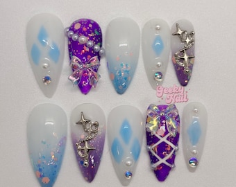 Rarity My Little Pony Press-on Gel Nails