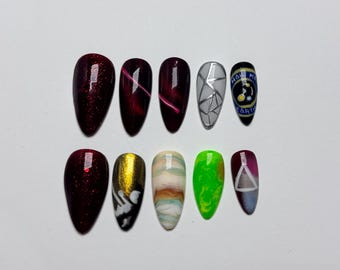 Project Hail Mary Inspired Press-on Gel Nails