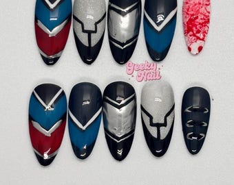 Vigilante Peacemaker DC Press-on Gel Nails