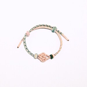 Taoway Handmade Braided Rope Bracelet – Eight-Strand Braid & Money Knot for Wealth and Good Fortune