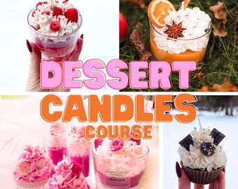 Make your own dessert candles at home