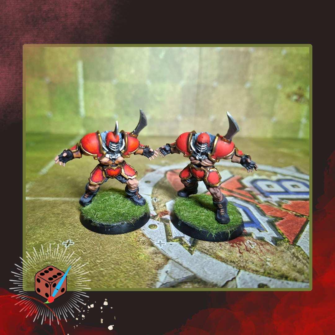 Blood Bowl Painted Team – 12 Fully Painted Miniatures, Ready to Play - Etsy