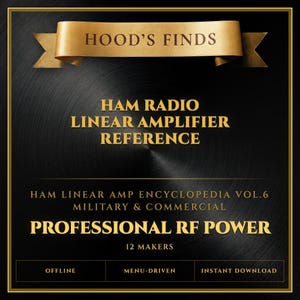 Ham Linear Amp Encyclopedia Vol.6 - Military & Commercial - Professional RF Power - 12 Makers