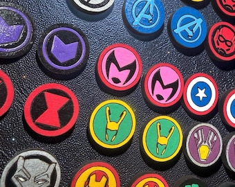 Handmade Marvel-Inspired Wood Stud Earrings | Comic Hero Laser Cut Earrings | Geek Gift | Superhero Accessories