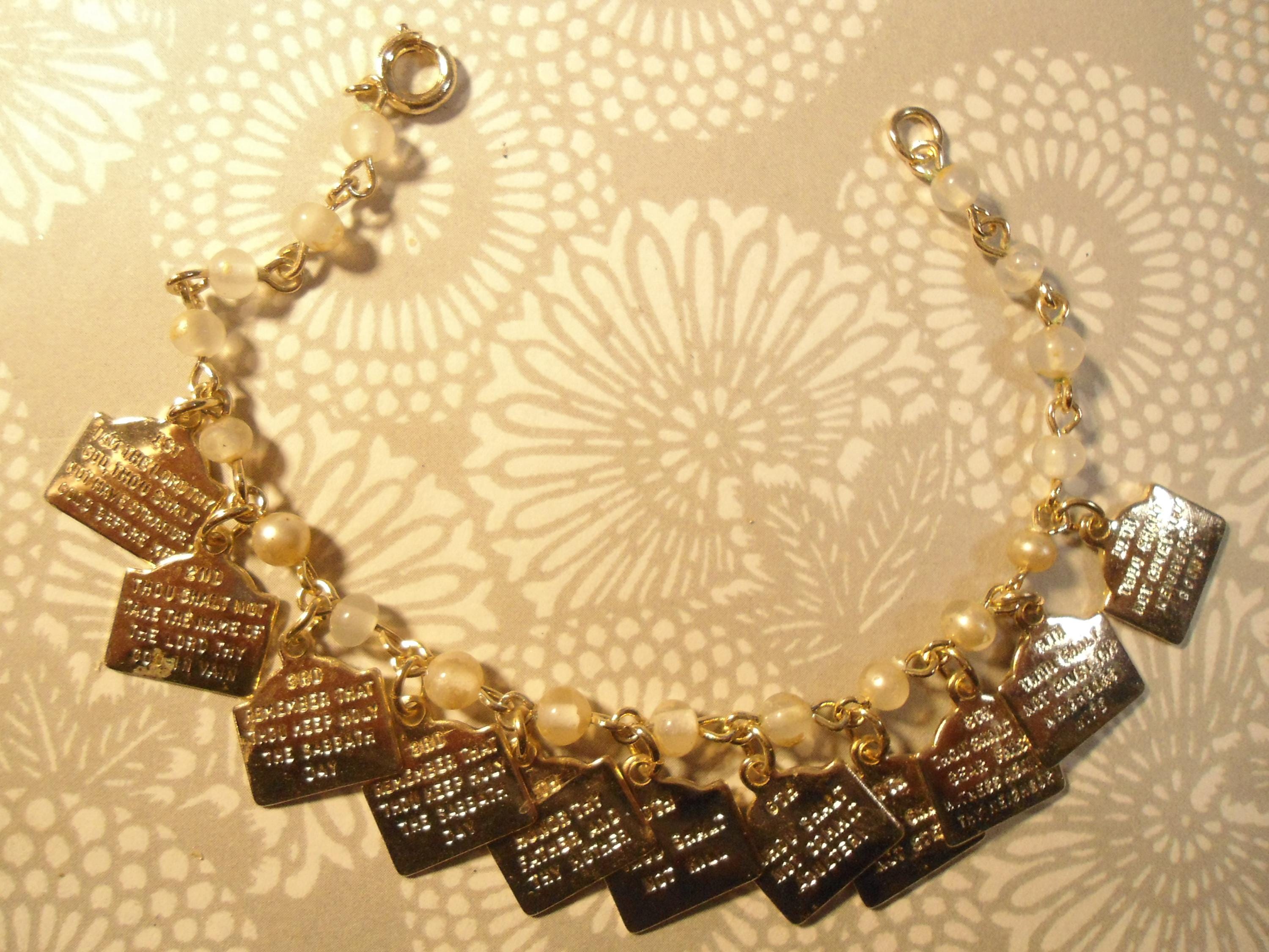 Ten Commandment Bracelet Canada