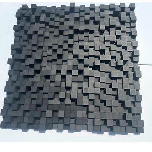 3D geometrisk akustisk diffusorpanel | Modern ljudväggkonst för studio, hemmabio