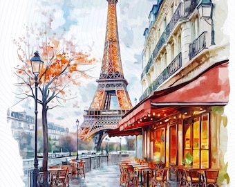 キラキラ✧*。アート 水晶絵 エッフェル塔と赤いクラシックカー【未開封品】 本物のような精密さ。パリへ現地取材し忠実に再現。エッフェル塔の模型