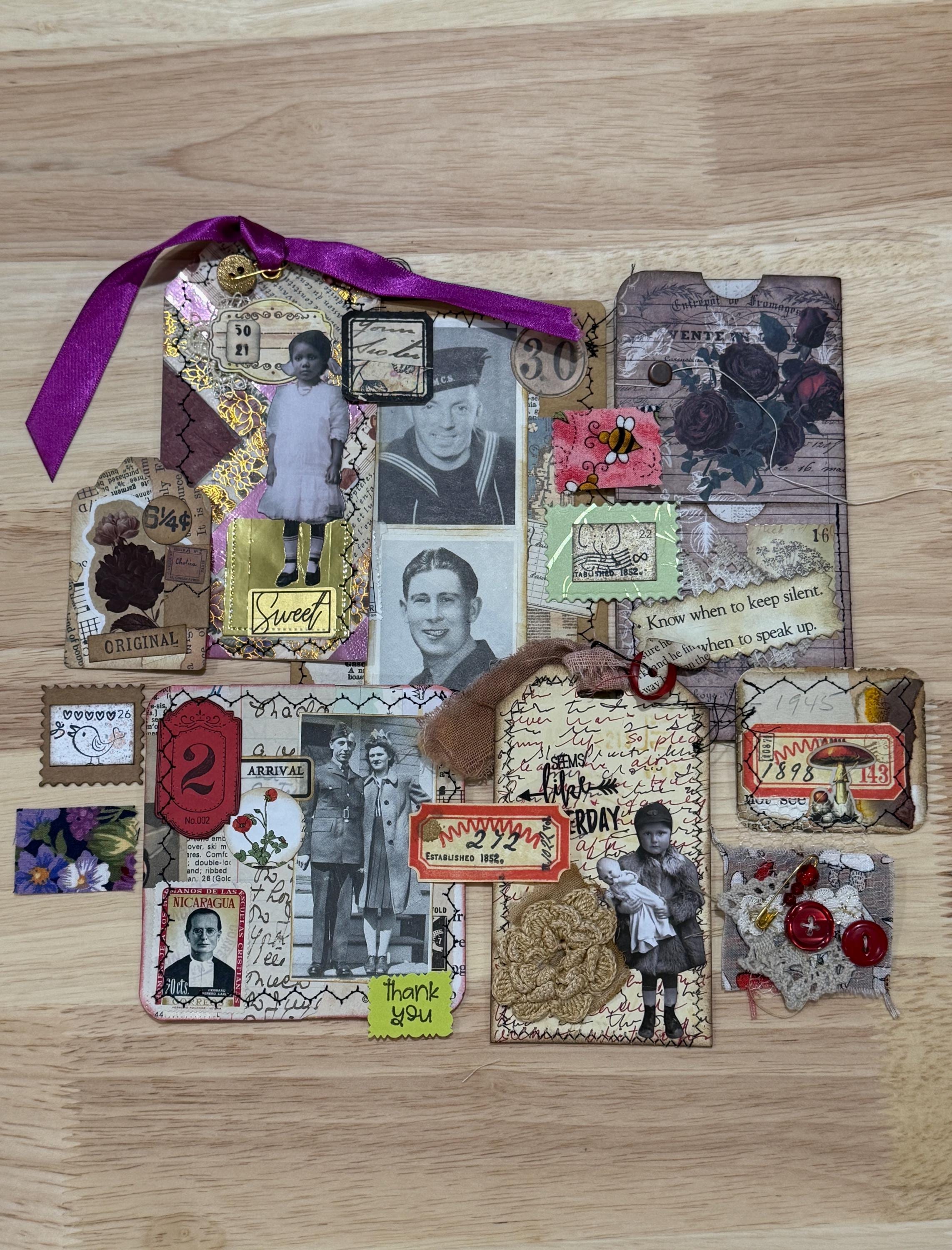 junk journal＆ペーパーバッグセット Junk Journal Ephemera Grab Bag - Etsy