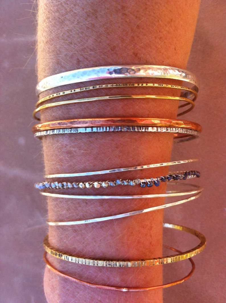 Silver, Copper, Brass Bangles image 5