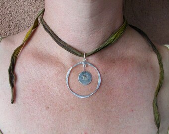 Sun In Circle Necklace