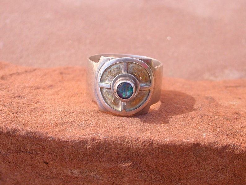 Opal Medicine Wheel Ring image 2