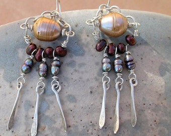 Pearl Chandelier Earrings