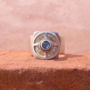 Opal Medicine Wheel Ring image 1