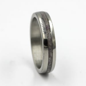 Gift for men Ring men -wedding, Ring men stone, Mens ring, Mens wedding band, Titanium wedding band, Purple Amethyst Stone, Mix Raw stone