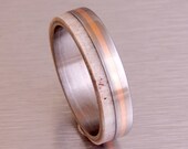 antler ring titanium ring titanium wedding band deer antler band men ring woman ring copper ilay