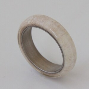 Antler Ring Man Ring titanium deer antler ring mens woman wedding band