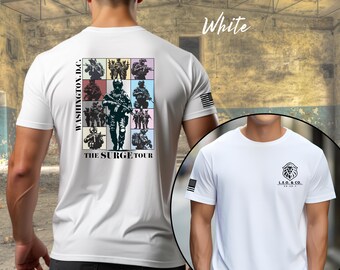 Washington D.C. "Surge Tour" Parody Tee: Funny Law Enforcement, Swiftie Style