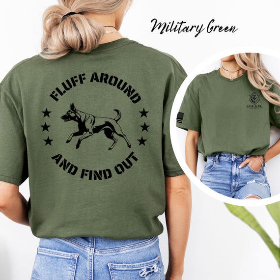 Belgian Malinois K9 T-Shirt: Funny Dog Handler Tee