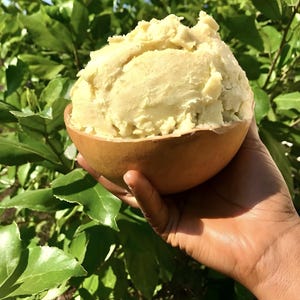 Burro di karité grezzo 100% naturale ghanese/africano non raffinato biologico vergine sfuso/puro idratante per pelle, capelli, corpo/cura della pelle naturale