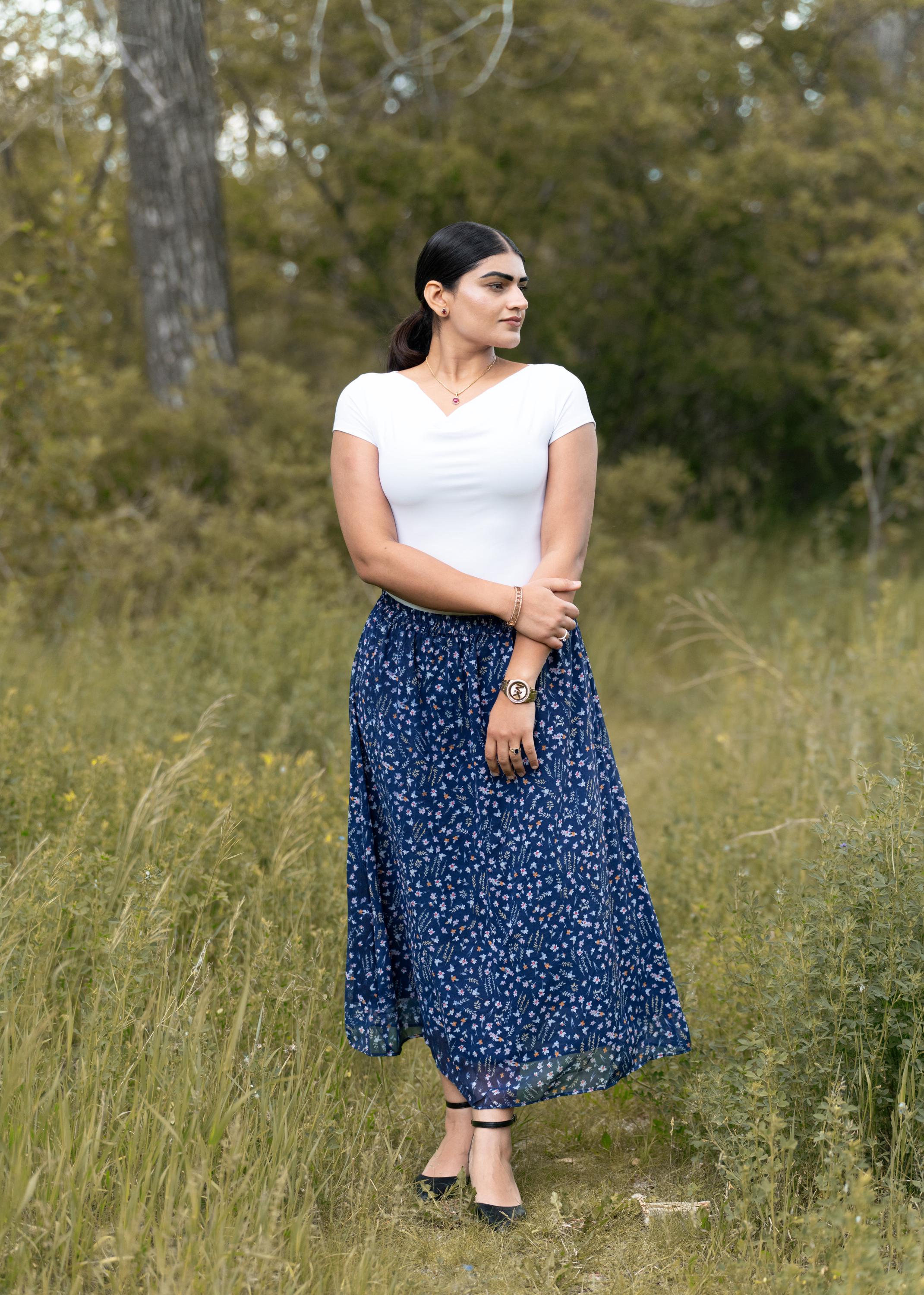 Indigo Maxi Skirt - Etsy
