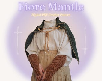 Fiore Mantle Crochet Pattern || Digital PDF Pattern