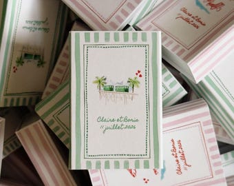 Unique Custom Wedding Matchboxes – Personalized Reception Favors - Next Day Delivery