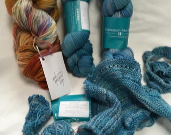 Expression Fiber Arts, Calcetín Sincero, Fingering 75/25 lana, nailon