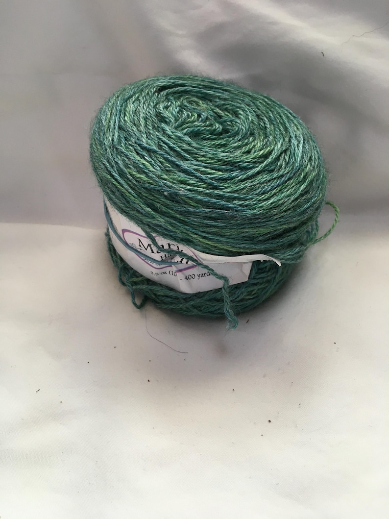 The Alpaca Yarn Co. Mariquita, Fingering 50/50 Alpaca, Tencel: Peach Blossoms, Spring Peepers, Rainforest image 5