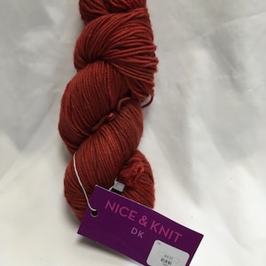 Nice & Knit, DK  100% Superwash merino wool: Lobster Pot