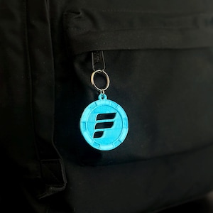 Frontier Airlines Poker Chip Keychain Set – 2-Pack 3D Printed Tags (LAS Base)