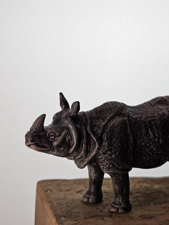 Rhinoceros - Original Vienna Bronze - Etsy