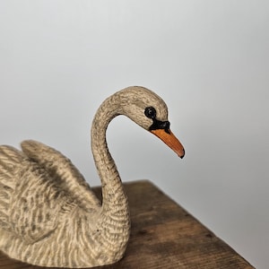 Swimming Swan - Original Bergmann Vienna Bronze handmade in Vienna
