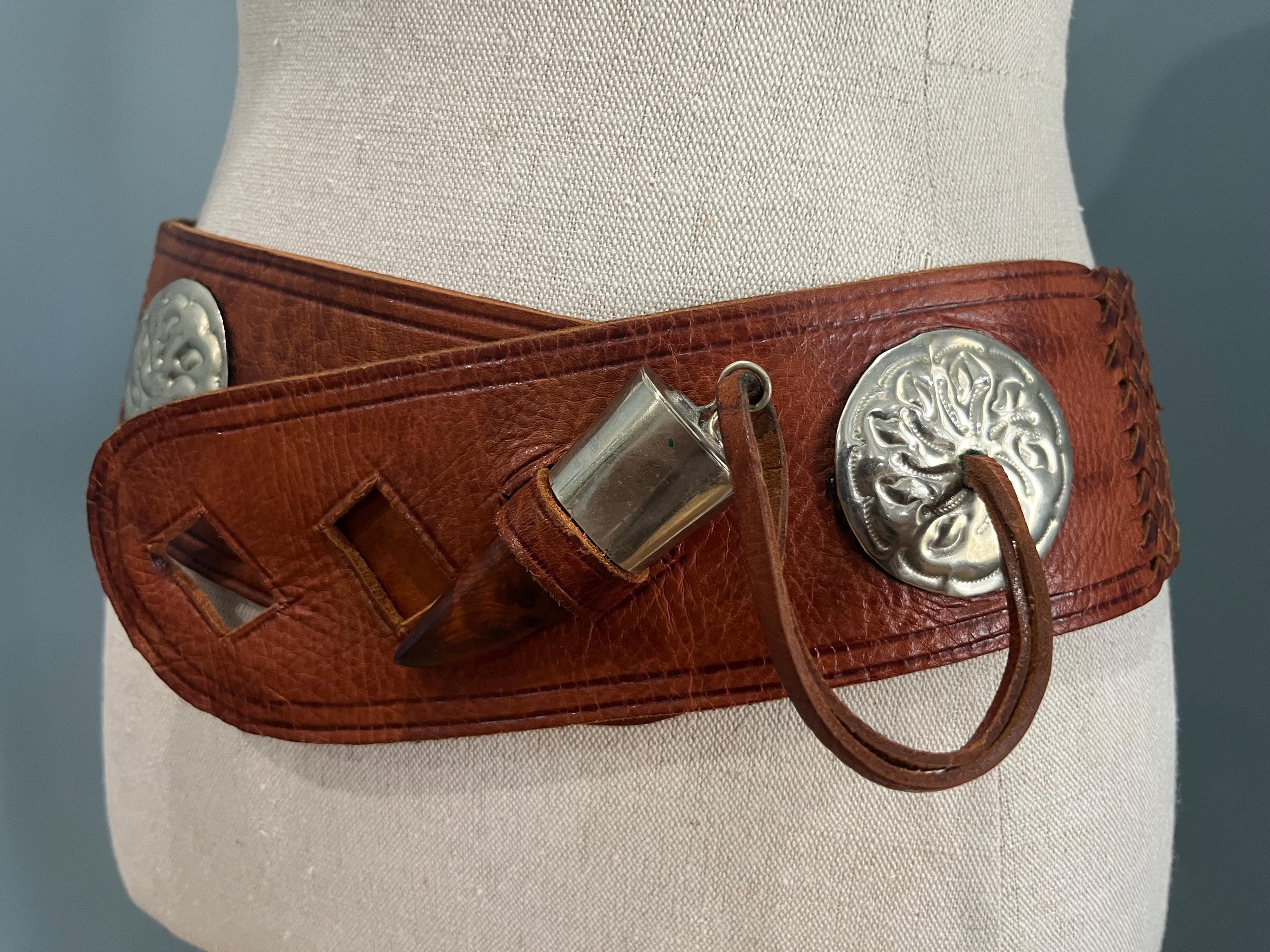 Braided Concho Belt - Etsy