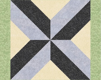 Mini String Block FPP Pattern: 5 Größen, Einfaches Scrap Piecing (PDF Download)
