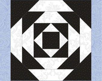 Patron d'assemblage en papier fond de teint ananas : 6 tailles (téléchargement PDF)