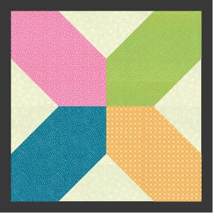FPP Pattern: &quot;X&quot; Block-- 5 sizes, foundation paper-piecing pattern,  Multiple sizes, PDF Download. Easy Paper Piecing, Scrap piecing