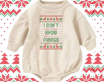 I Don’t Know Margo! Christmas Vacation Baby Romper