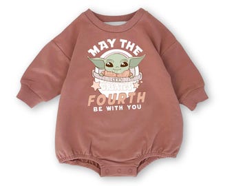 May the Force be with You for Boy (#75) on a Sweatshirt, Tshirt or Bubble Romper for Babies and Toddlers