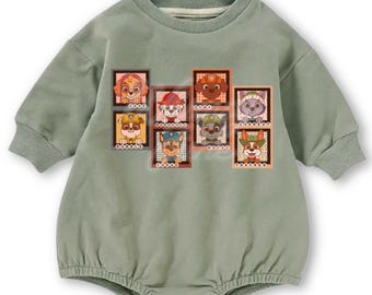 Hero Dogs (#82) on a Sweatshirt, Tshirt or Bubble Romper for Babies and Toddlers