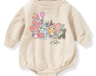 Birthday Celebration (#64) on a Sweatshirt, Tshirt or Bubble Romper for Babies and Toddlers