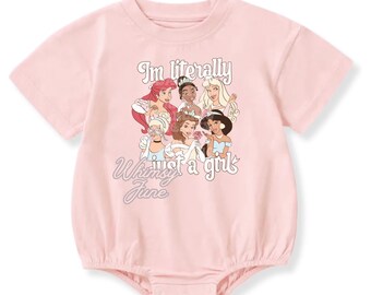 I’m Literally Just a Girl (#78) on a Sweatshirt, Tshirt or Bubble Romper for Babies and Toddlers
